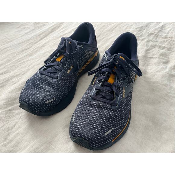 Brooks Other - Brooks Men’s Adrenaline GTS 22 running shoes sneakers peacoat / grey / sunflower